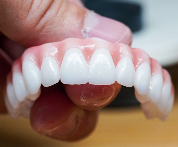 Zirconia Teeth Close Up