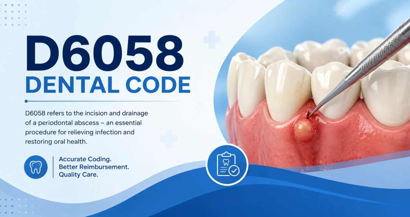 d6058 dental code